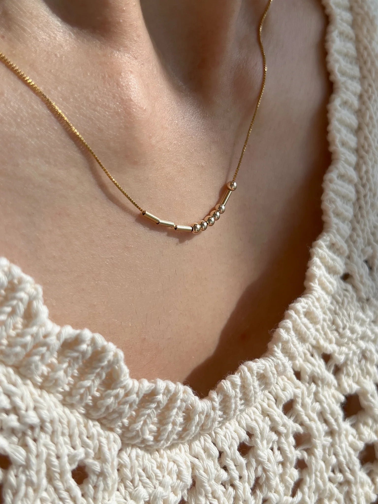 Hidden message jewel - Morse code