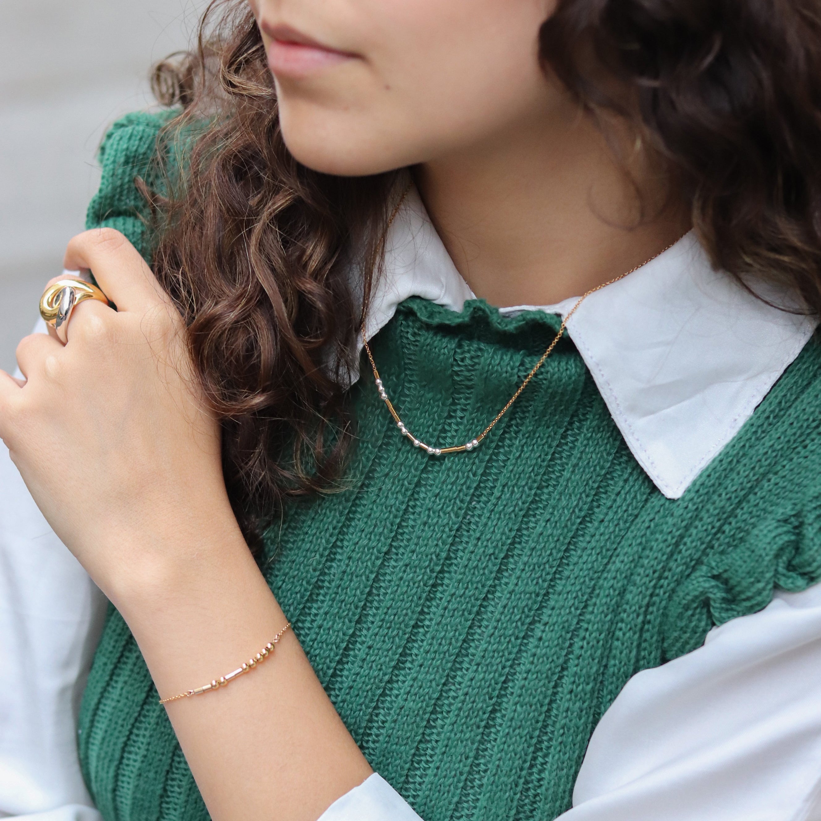 Hidden message jewel - Morse code