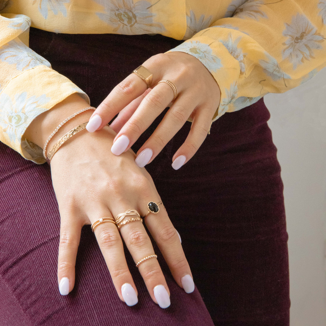 fine gold-plated rings