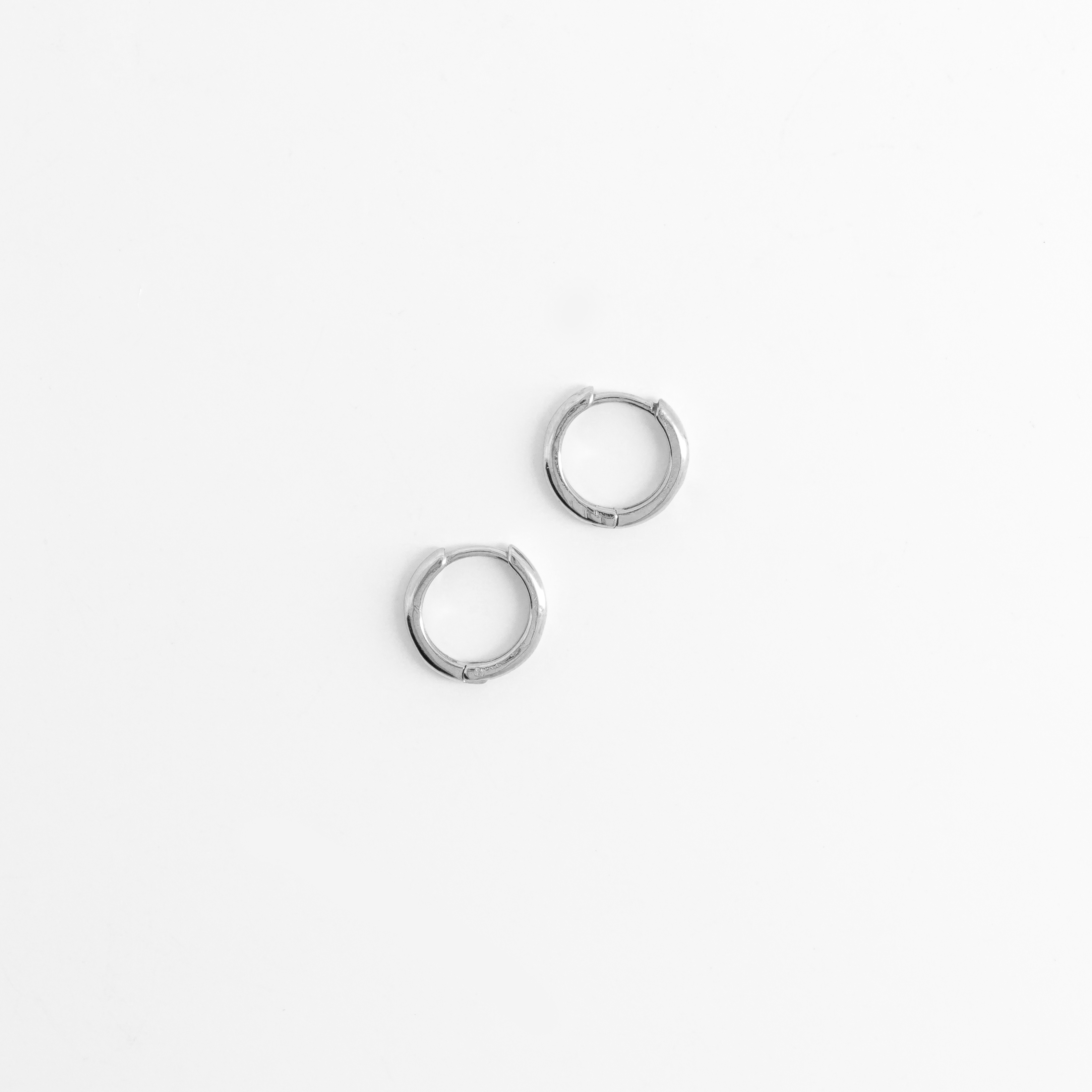 Créoles silver top view