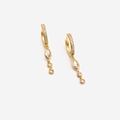 Gold-plated rhinestone rings