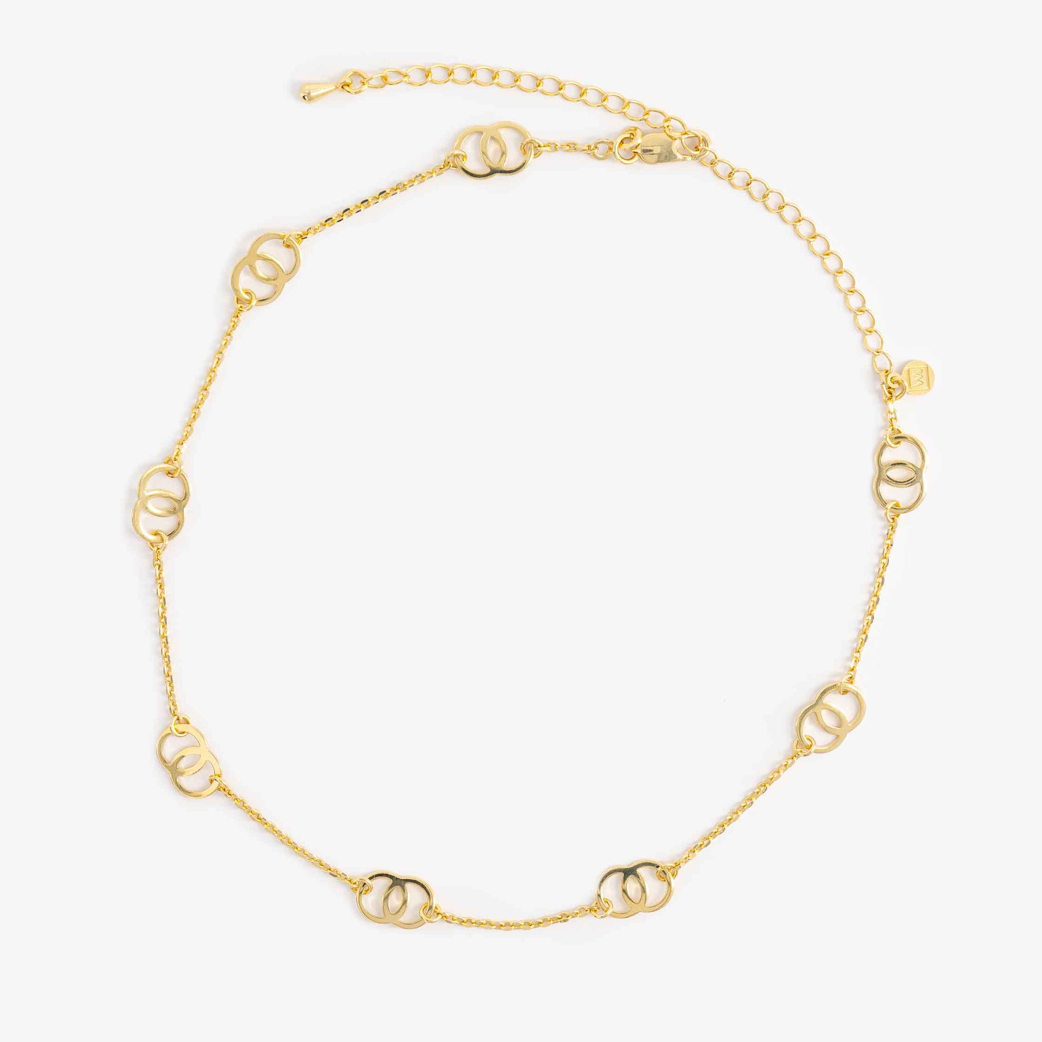 Gold-plated choker chain