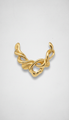 Collier sculptural or massif