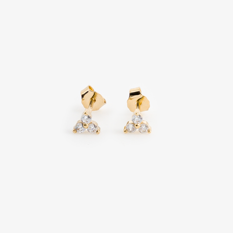 Boucle d'oreille puce zirconium - Les Merveilleuses  Who We Are