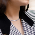 Collier maille serpent argent