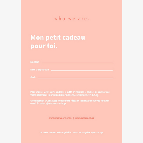Carte Cadeau