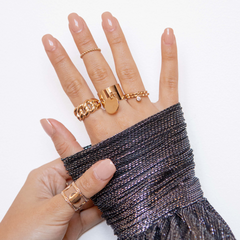Bague avec pendentif plaqué or - La Polissonne – Who We Are