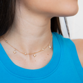 Collier étoile polaire vue de profil