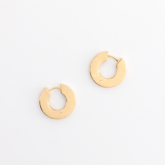 Boucles d'oreilles fantaisies plaqué or