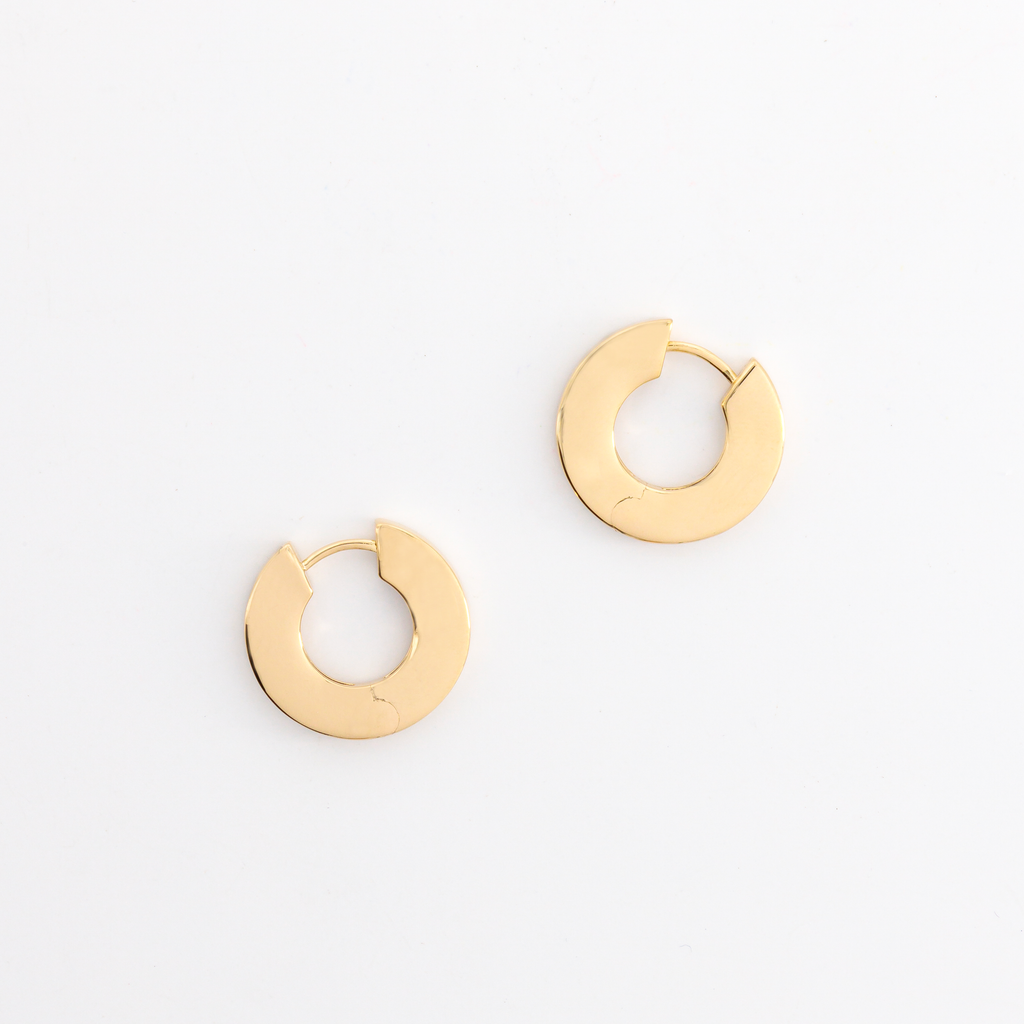 Boucles d'oreilles fantaisies plaqué or