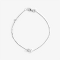 bracelet argent zirconium vue de face