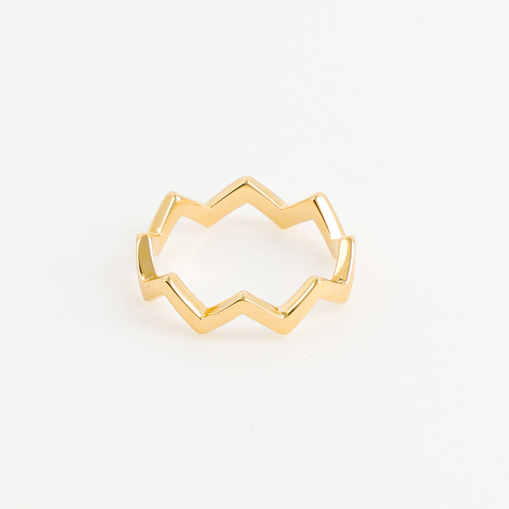 Bague online zig zag