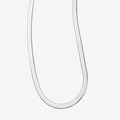 Collier maille serpent argent