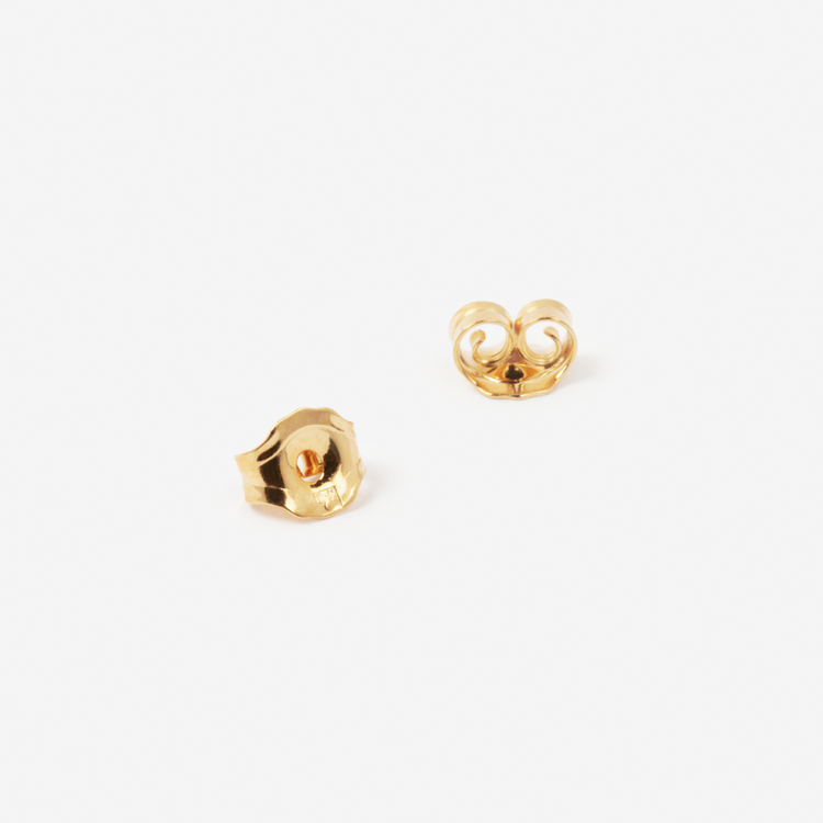 PAIRES FERMOIRS PAPILLONS POUSSOIRS POUR BOUCLES D'OREILLES EN ACIER INOXYDABLE
