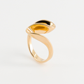 Bague vague vue de face