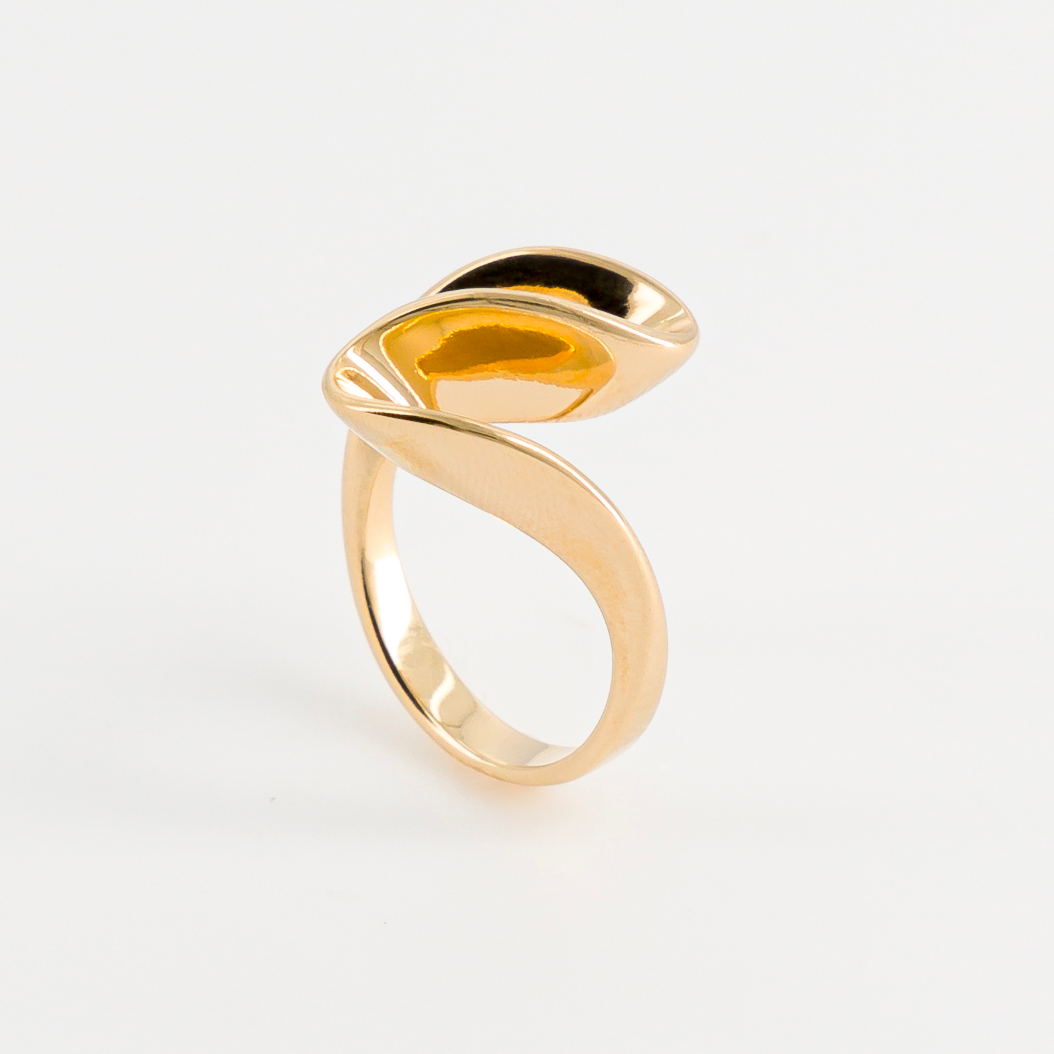 Bague vague vue de face