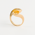 Bague vague plaqué or