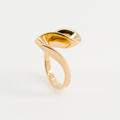 Bague vague vue profil